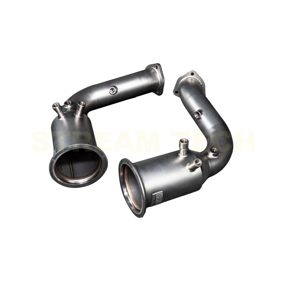 iPE イノテック PORSCHE E3 カイエン ターボ 4.0T用 可変バルブ マフラー フルシステム ステンレス製 キャタライザー テールエンド ポルシェ Cayenne Turbo S |  | 09