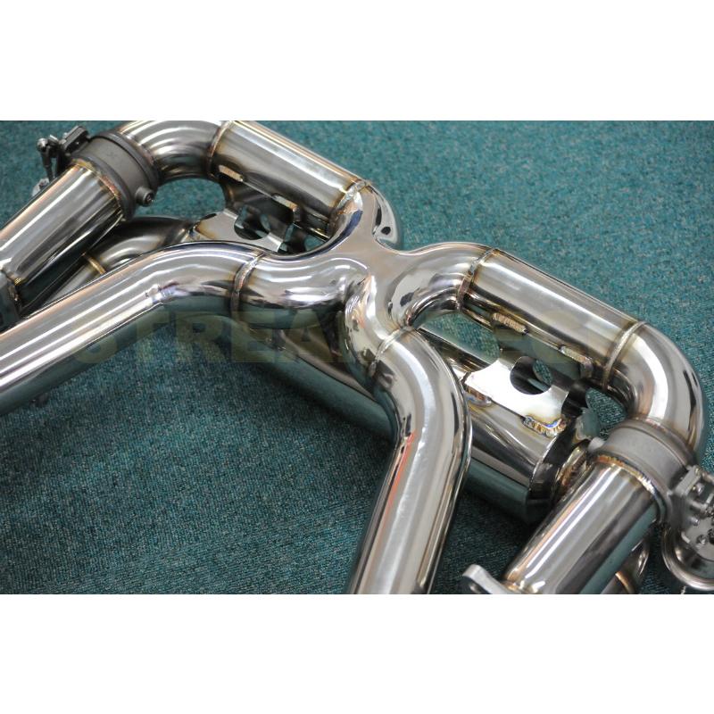 iPE イノテック Ferrari F430用 可変バルブ マフラー フルシステム ステンレス製 キャタライザー テールエンド フェラーリ スパイダー |  | 08