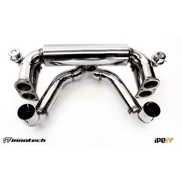iPE イノテック Ferrari F430用 可変バルブ マフラー フルシステム ステンレス製 キャタライザー テールエンド フェラーリ スパイダー |  | 09