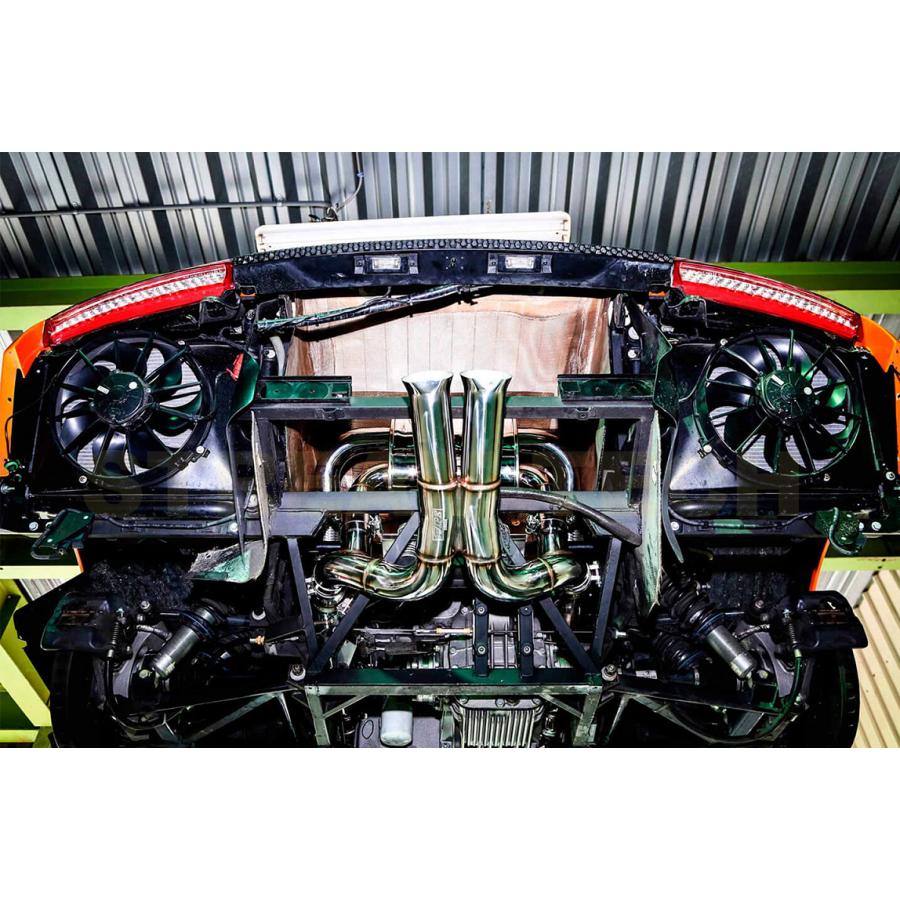 iPE イノテック Lamborghini ムルシエラゴ LP640用 可変バルブ マフラー ステンレス製 キャタライザー ランボルギーニ Murcielago Roadster |  | 03