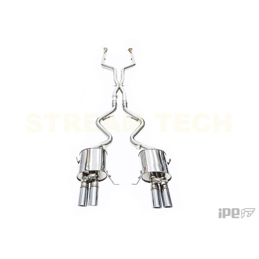 iPE イノテック BMW E90 E92 E93 M3用 可変バルブ マフラー フルシステム F1バージョン ステンレス製 テールエンド Mシリーズ |  | 02