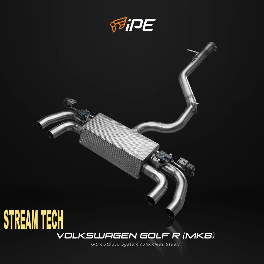 iPE イノテック Volkswagen ゴルフ8 R用 可変バルブ マフラー フル