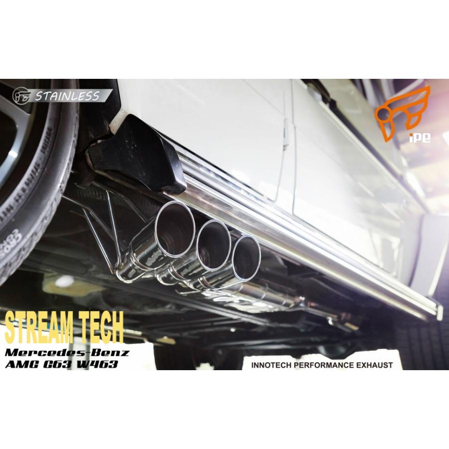 iPE イノテック BENZ W463 G63 AMG用 可変バルブ マフラー フルシステム ステンレス製 テールエンド キャタパイプ メルセデス ベンツ Gクラス V8 BiTurbo |  | 04