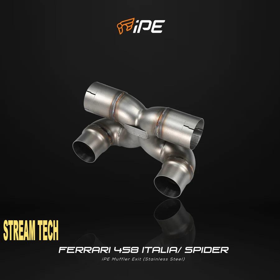 iPE イノテック Ferrari 458 イタリア スパイダー用 可変バルブ マフラー F1 Edition ステンレス製 キャタライザー テールエンド フェラーリ Italia Spider |  | 05
