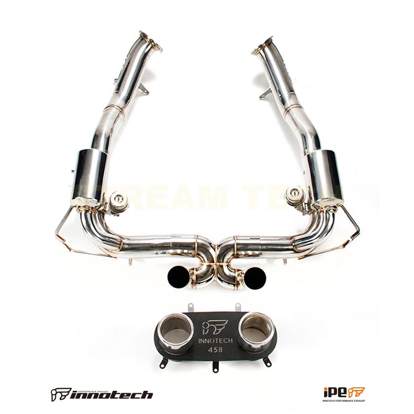 iPE イノテック Ferrari 458 イタリア スパイダー用 可変バルブ マフラー F1 Edition ステンレス製 キャタライザー テールエンド フェラーリ Italia Spider |  | 06