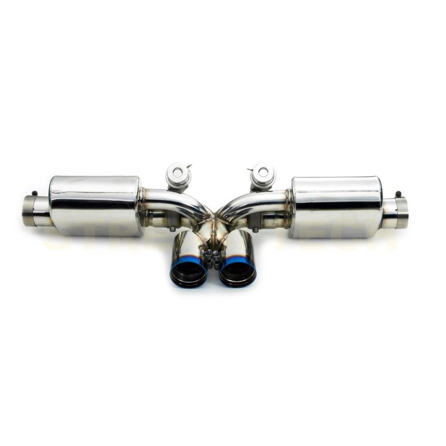 iPE イノテック PORSCHE 991 GT3 RS用 可変バルブ マフラー フルシステム ステンレス製 テールエンド ポルシェ 911 991.1 991.2 |  | 06