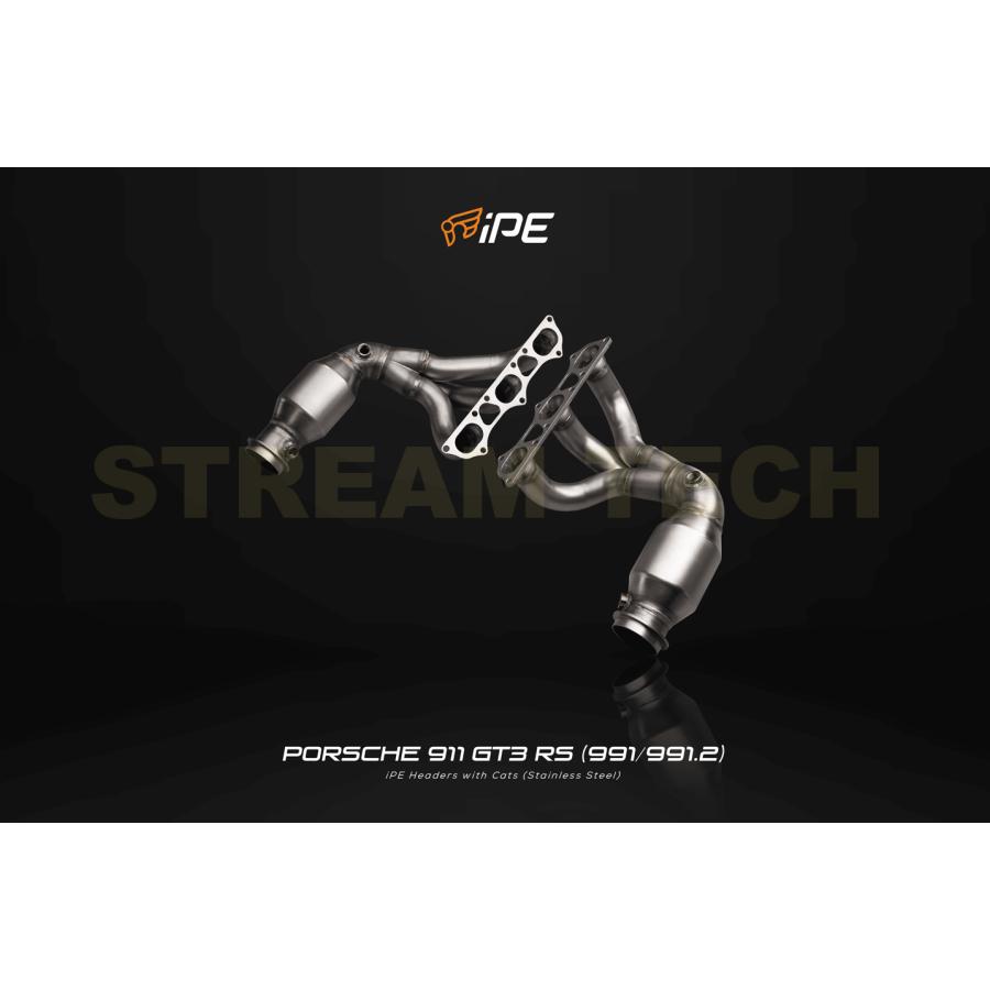 iPE イノテック PORSCHE 991 GT3 RS用 エキマニ ステンレス製 ストレート スポーツ 触媒 キャタライザー ポルシェ 911 991.1 991.2 |  | 04