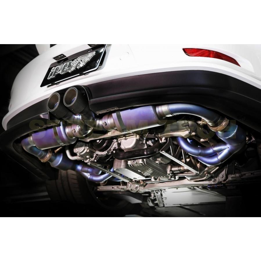 iPE イノテック PORSCHE 991 GT3 RS用 可変バルブ マフラー フルシステム チタン製 テールエンド ポルシェ 911 991.1 991.2 |  | 02