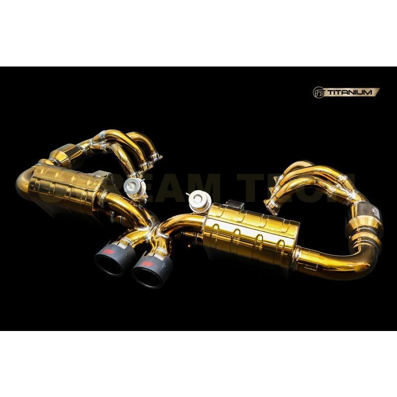 iPE イノテック PORSCHE 991 GT3 RS用 可変バルブ マフラー フルシステム チタン製 テールエンド ポルシェ 911 991.1 991.2 |  | 03