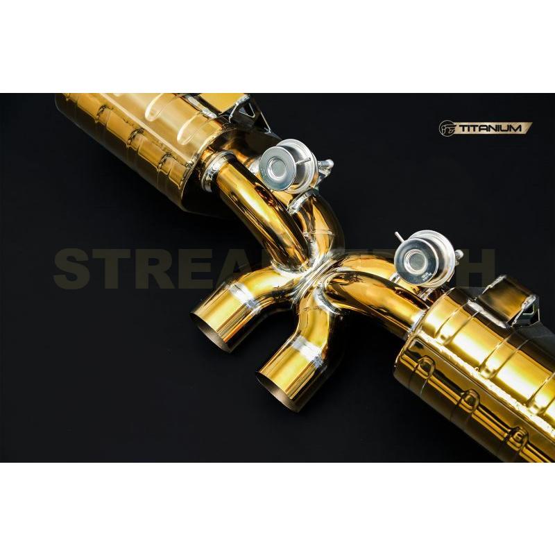 iPE イノテック PORSCHE 991 GT3 RS用 可変バルブ マフラー フルシステム チタン製 テールエンド ポルシェ 911 991.1 991.2 |  | 06