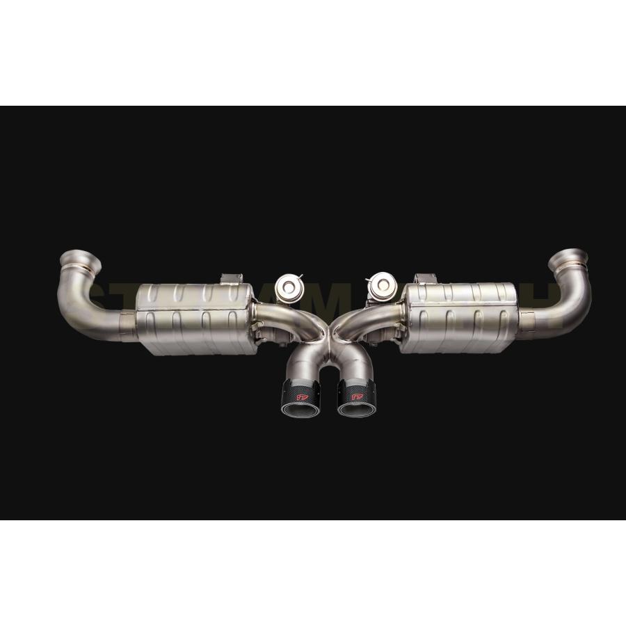 iPE イノテック PORSCHE 991 GT3 RS用 可変バルブ マフラー チタン製 テールエンド ポルシェ 911 991.1 991.2 |  | 05