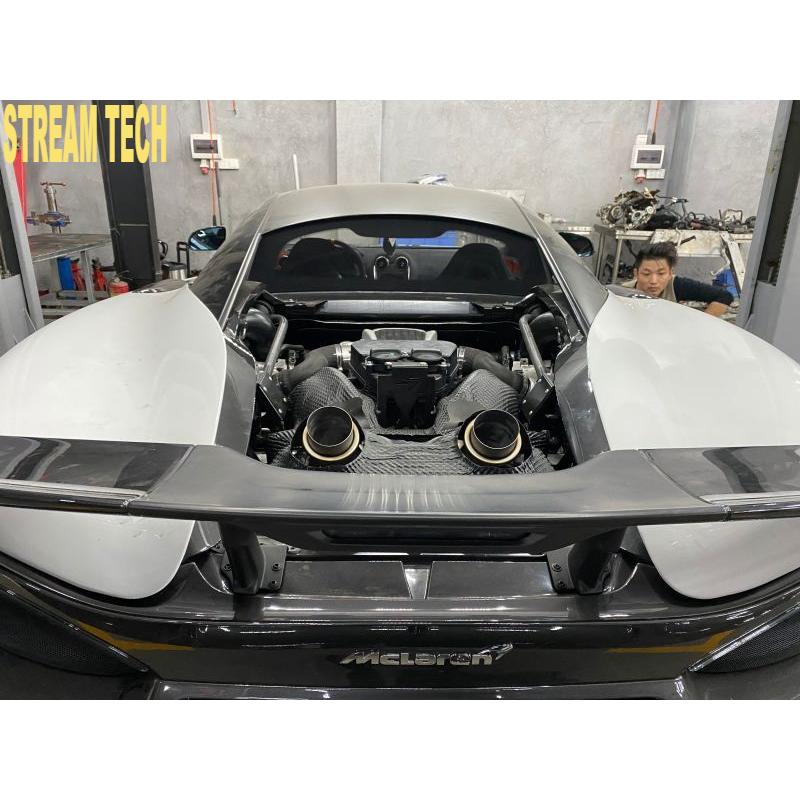 iPE イノテック McLaren 600LT用 ハイパフォーマンス マフラー フルシステム チタン製 キャタライザー テールエンド マクラーレン クーペ |  | 03