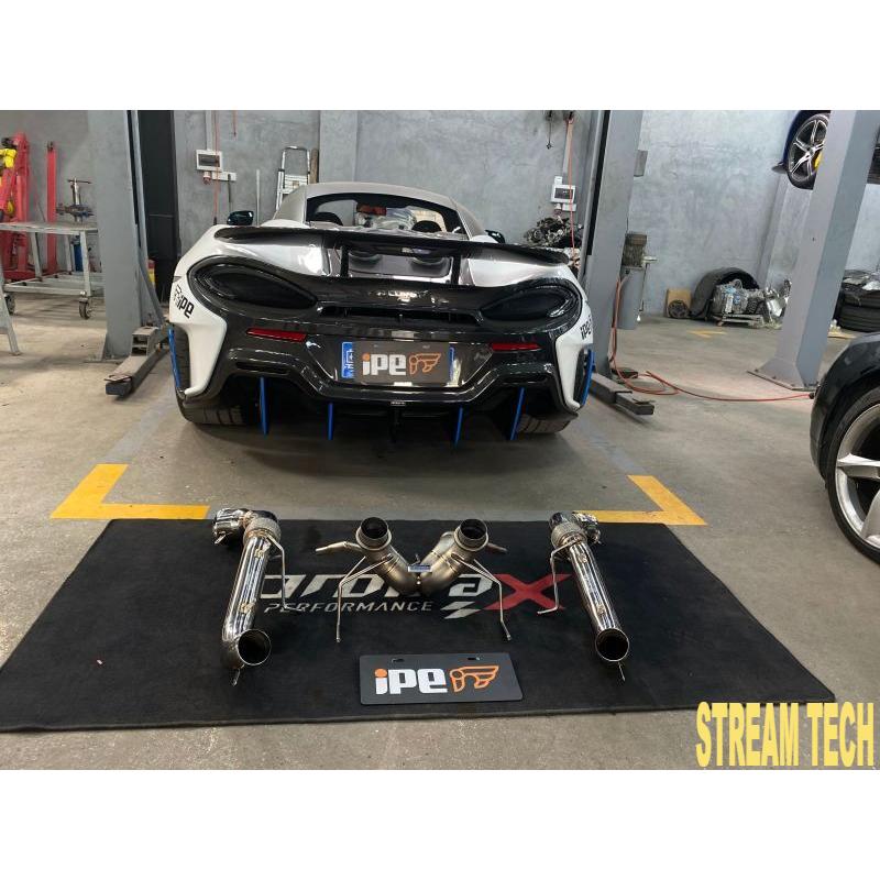iPE イノテック McLaren 600LT用 ハイパフォーマンス マフラー フルシステム チタン製 キャタライザー テールエンド マクラーレン クーペ |  | 05