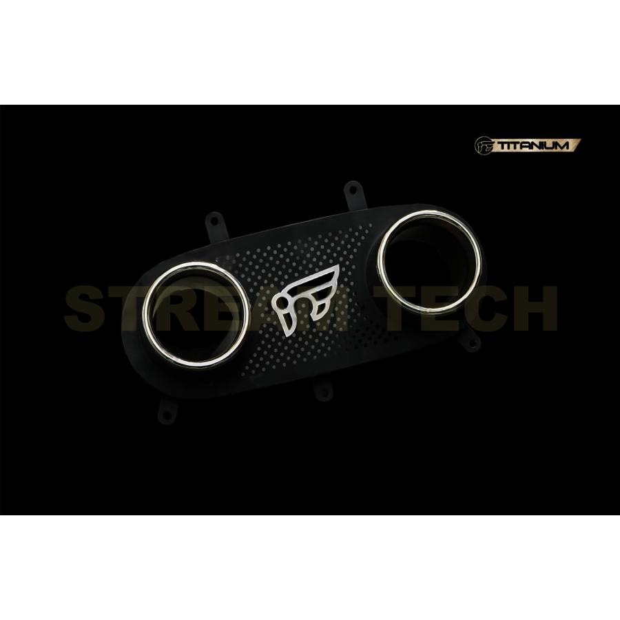 iPE イノテック Ferrari 458 イタリア スパイダー用 可変バルブ マフラー F1 Edition チタン製 キャタライザー テールエンド フェラーリ Italia Spider |  | 14