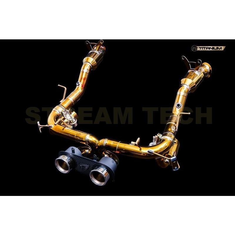 iPE イノテック Ferrari 458 イタリア スパイダー用 可変バルブ マフラー F1 Edition チタン製 キャタライザー テールエンド フェラーリ Italia Spider |  | 03