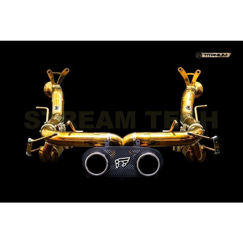 iPE イノテック Ferrari 458 イタリア スパイダー用 可変バルブ マフラー F1 Edition チタン製 キャタライザー テールエンド フェラーリ Italia Spider |  | 04