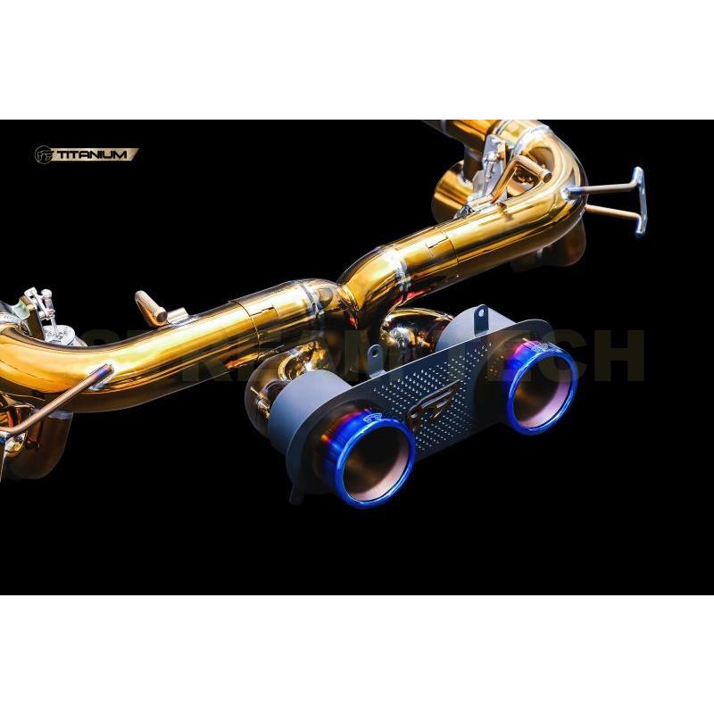 iPE イノテック Ferrari 458 イタリア スパイダー用 可変バルブ マフラー F1 Edition チタン製 キャタライザー テールエンド フェラーリ Italia Spider |  | 05