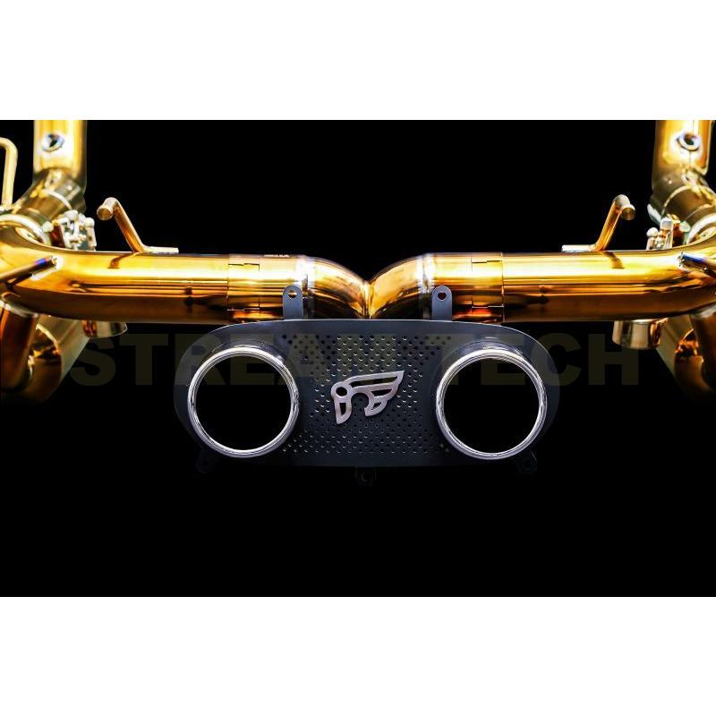 iPE イノテック Ferrari 458 イタリア スパイダー用 可変バルブ マフラー F1 Edition チタン製 キャタライザー テールエンド フェラーリ Italia Spider |  | 06