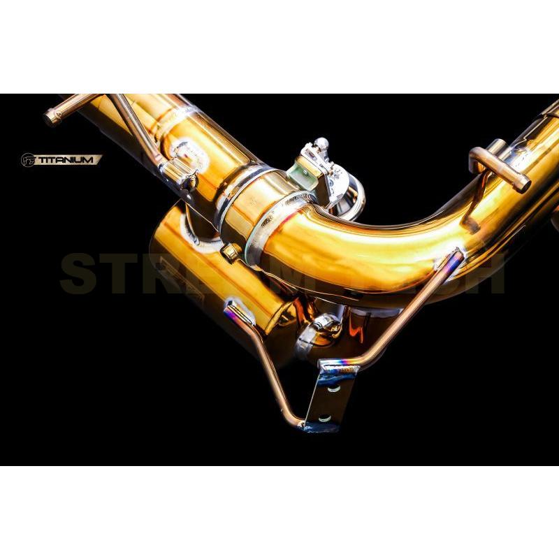 iPE イノテック Ferrari 458 イタリア スパイダー用 可変バルブ マフラー F1 Edition チタン製 キャタライザー テールエンド フェラーリ Italia Spider |  | 08