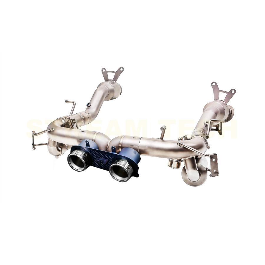 iPE イノテック Ferrari 458 イタリア スパイダー用 可変バルブ マフラー F1 Edition チタン製 キャタライザー テールエンド フェラーリ Italia Spider |  | 09