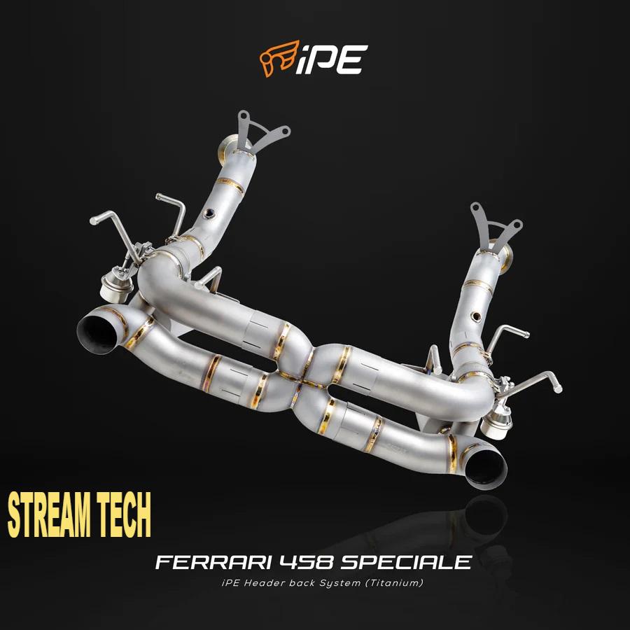 iPE イノテック Ferrari 458 スペチアーレ用 可変バルブ マフラー チタン製 キャタライザー フェラーリ Speciale アペルタ |  | 02