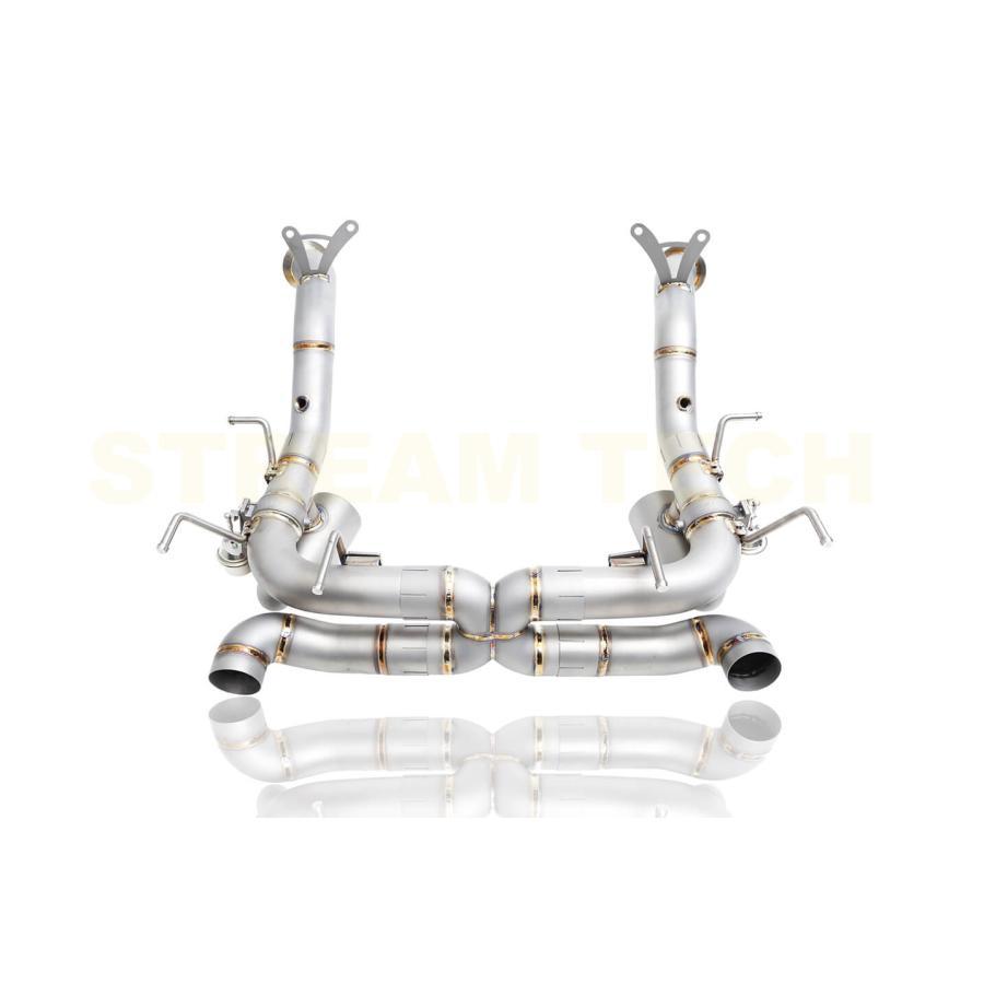 iPE イノテック Ferrari 458 スペチアーレ用 可変バルブ マフラー チタン製 キャタライザー フェラーリ Speciale アペルタ |  | 04