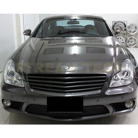 BENZ メルセデス ベンツ W219 CLS 前期用 新型 4ライン センターグリル オールブラック フロントグリル ラジエターグリル スポーツグリル C219 人気商品 |  | 03