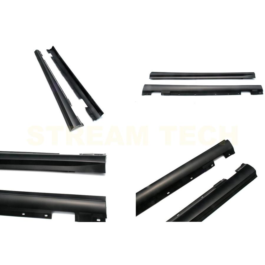 BENZ メルセデス ベンツ W204 S204 Cクラス用 C63 AMGタイプ サイドステップ サイドスカート サイドスポイラー サイドシル ウレタン製 人気商品 |  | 02