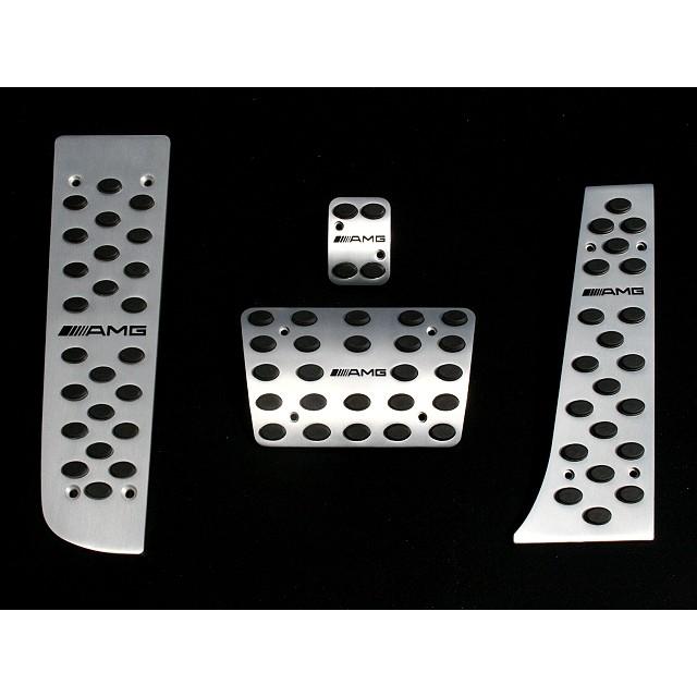BENZ メルセデス ベンツ W204 S204 C204 Cクラス 右ハンドル用 AMG アルミペダル 4点セット セダン/ワゴン/クーペ RHD | 