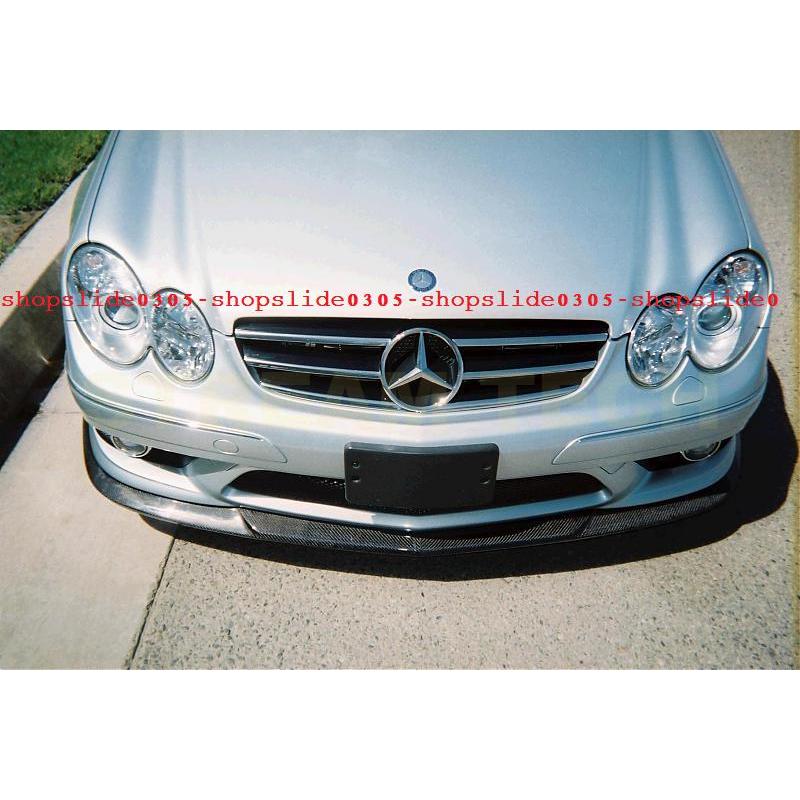 BENZ メルセデス ベンツ W209 CLK55 CLK63 AMG CLK550 後期用 カーボン フロントスポイラー リップスポイラー フロントリップ バンパーリップ アンダーリップ | 