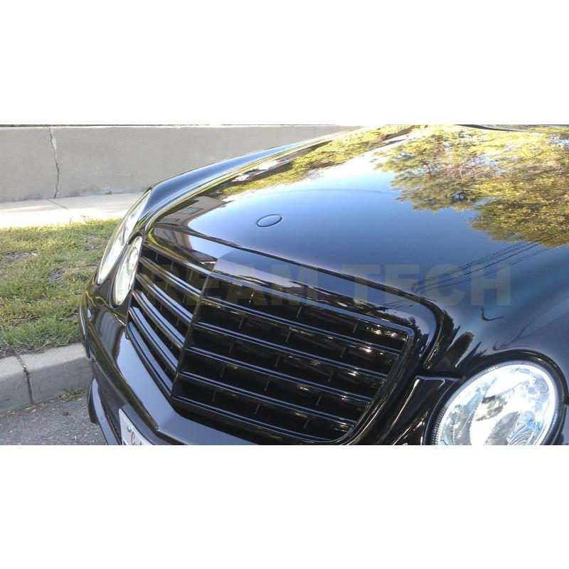 BENZ メルセデス ベンツ W211 Eクラス 後期用 艶有ブラック センターグリル フロントグリル ラジエターグリル スポーツグリル E240 E350 E500 E63 AMG 人気商品 |  | 03