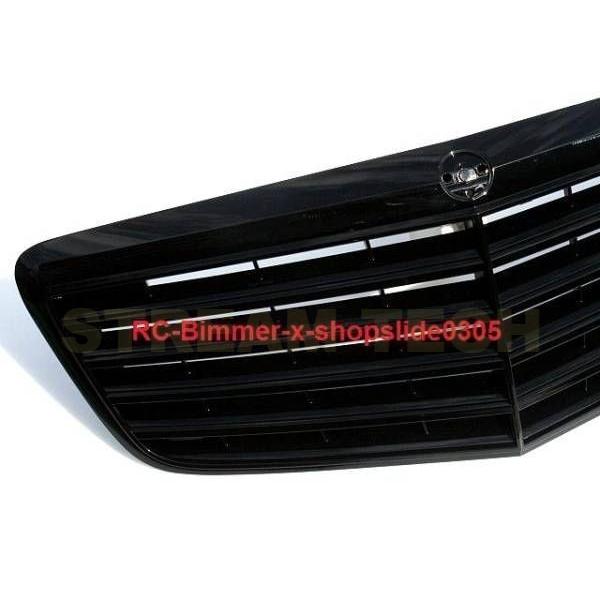 BENZ メルセデス ベンツ W211 Eクラス 後期用 艶有ブラック センターグリル フロントグリル ラジエターグリル スポーツグリル E240 E350 E500 E63 AMG 人気商品 |  | 07