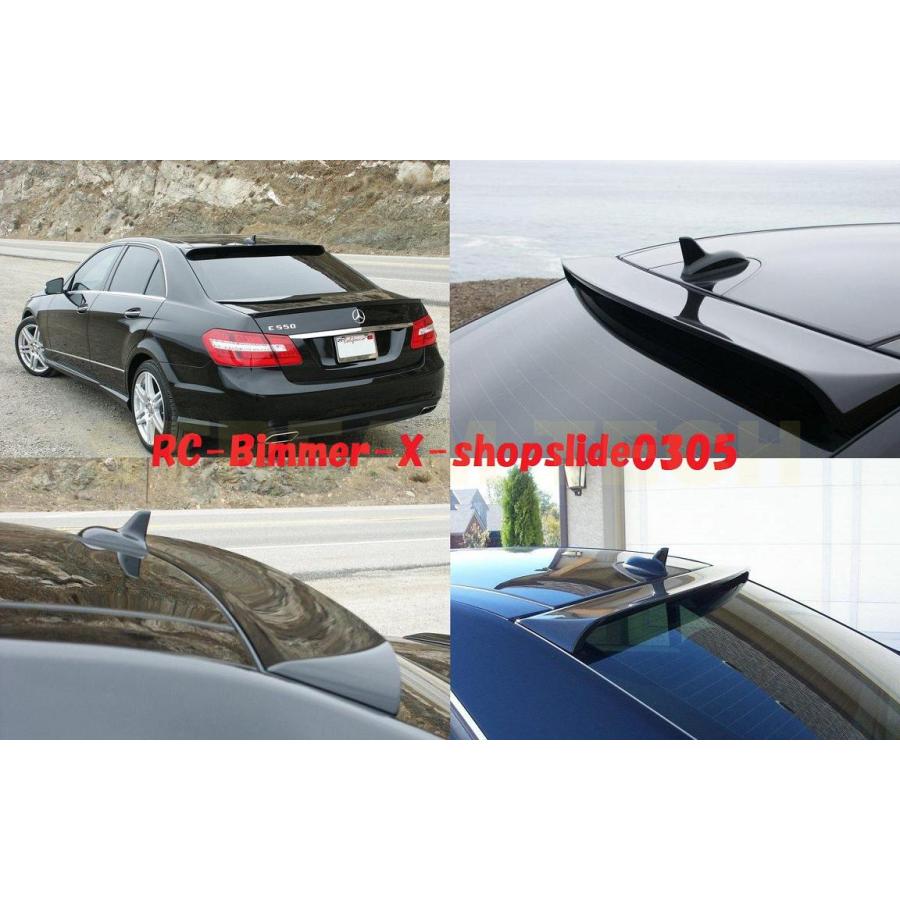 BENZ メルセデス ベンツ W212 Eクラス セダン用 ワイドタイプ ルーフスポイラー ABS製 リアルーフ ルーフウイング E63 AMG 未塗装 塗装代行可能 タイプ1 人気 | 