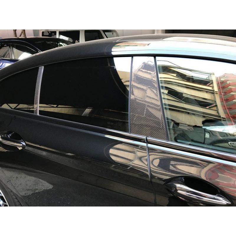 BENZ メルセデス ベンツ W219 CLS クーペ用 リアルカーボン ピラーパネル 4点セット ピラーガーニッシュ センターピラー サイドピラー ドアピラー 綾織 人気商品 |  | 07