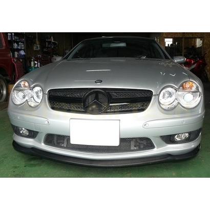 BENZ メルセデス ベンツ R230 SL55 AMG SL600用 カーボン フロントスポイラー リップスポイラー フロントリップ バンパーリップ アンダーリップ 綾織 人気商品 |  | 05