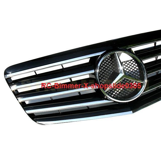 BENZ メルセデス ベンツ W211 Eクラス 後期用 メッキブラック センターグリル フロントグリル ラジエターグリル スポーツグリル バンパーグリル E63 AMG 人気 |  | 03