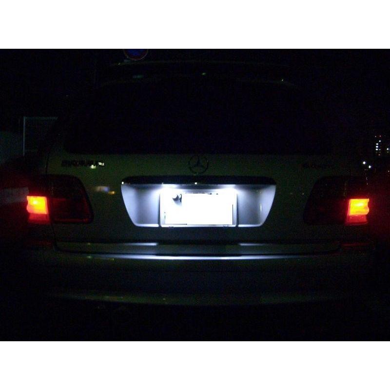 BENZ メルセデス ベンツ W202 後期 セダン W210 セダン用 36連 SMD LED ライセンスライト ランプ ナンバー灯 キャンセラー付き Cクラス 人気商品 |  | 02