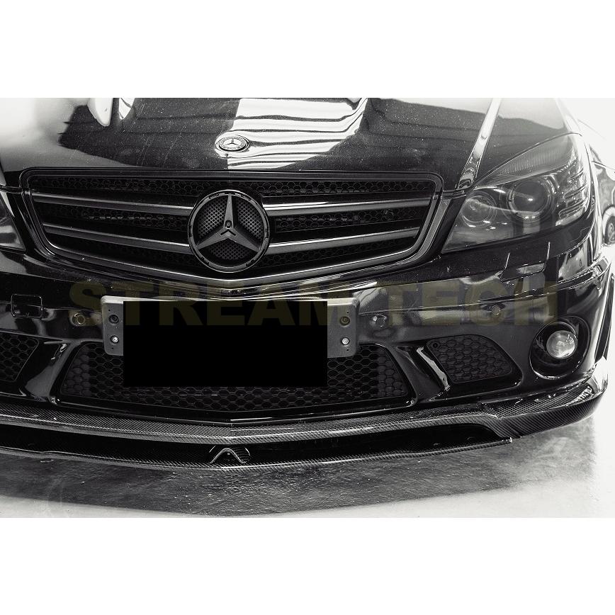 BENZ メルセデス ベンツ W204 C63 AMG 前期用 CAタイプ カーボン フロントスポイラー リップスポイラー フロントリップ 綾織 Cクラス T-1 ハーフカーボン 人気 |  | 10