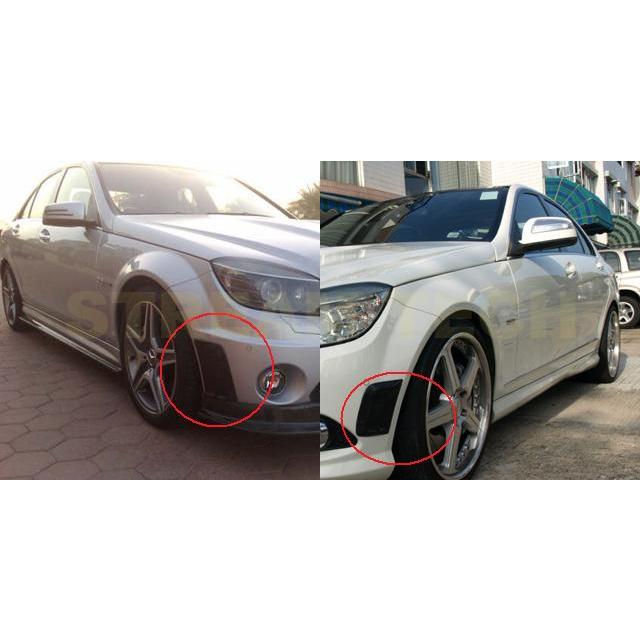 BENZ メルセデス ベンツ W204 S204 C63 AMG 前期用 リアルカーボン サイドダクトパネル フロントダクトカバー ダクトガーニッシュ 綾織カーボン Cクラス 人気 |  | 03