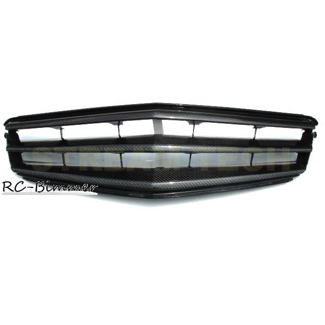 BENZ メルセデス ベンツ W204 Cクラス用 カーボン フロントグリル センターグリル ラジエターグリル バンパーグリル カーボングリル 綾織カーボン セダン ワゴン |  | 02