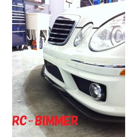 BENZ メルセデス ベンツ W211 E63 AMG用 カーボン フロントスポイラー リップスポイラー フロントリップ バンパーリップ アンダーリップ 綾織 タイプ2 人気 |  | 01