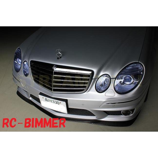 BENZ メルセデス ベンツ W211 E63 AMG用 カーボン フロントスポイラー リップスポイラー フロントリップ バンパーリップ アンダーリップ 綾織 タイプ2 人気 |  | 02