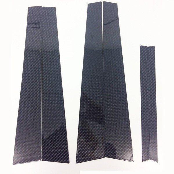 BENZ メルセデス ベンツ W212 Eクラス セダン用 リアルカーボン ピラーパネル 6点セット ピラーガーニッシュ センターピラー サイドピラー ドアピラー E63 AMG |  | 03