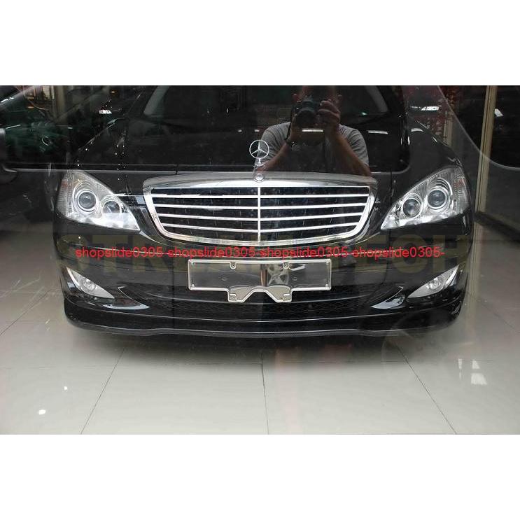 BENZ メルセデス ベンツ W221 Sクラス 前期用 カーボン フロントスポイラー リップスポイラー フロントリップ アンダーリップ バンパーリップ 綾織カーボン | 