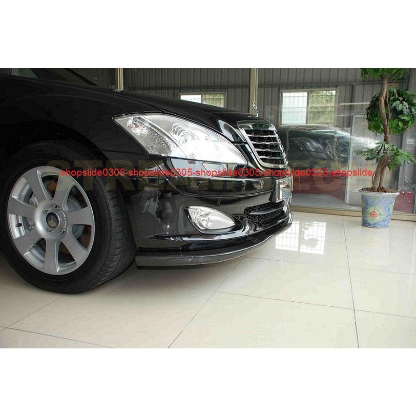 BENZ メルセデス ベンツ W221 Sクラス 前期用 カーボン フロントスポイラー リップスポイラー フロントリップ アンダーリップ バンパーリップ 綾織カーボン |  | 01