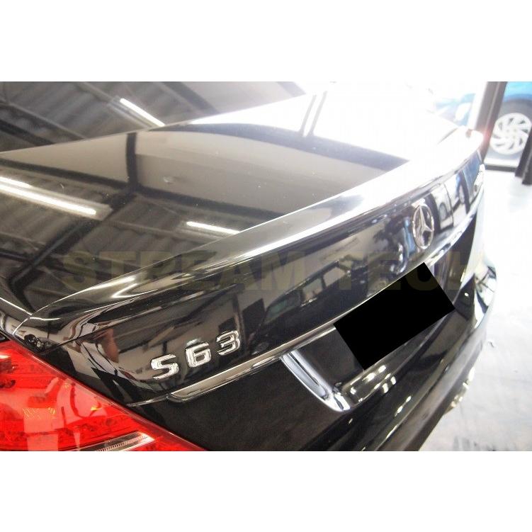 BENZ メルセデス ベンツ W221 Sクラス セダン用 Loタイプ トランクスポイラー ルーフスポイラー 2点セット ABS リアスポイラー リアルーフ 未塗装 塗装代行可能 |  | 06