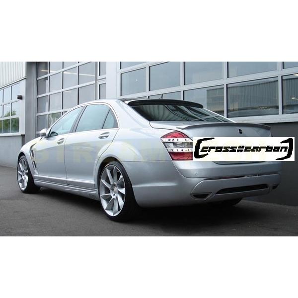 BENZ メルセデス ベンツ W221 Sクラス セダン用 Loタイプ トランクスポイラー ABS製 リアスポイラー リアウイング S320 350 500 63 65 AMG 未塗装 塗装代行可能 |  | 01