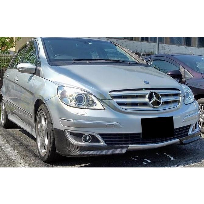 BENZ メルセデス ベンツ W245 Bクラス用 カーボン フロントスプリッター バンパースプリッター フロントスポイラー リップスポイラー フロントリップ 綾織 人気 |  | 04