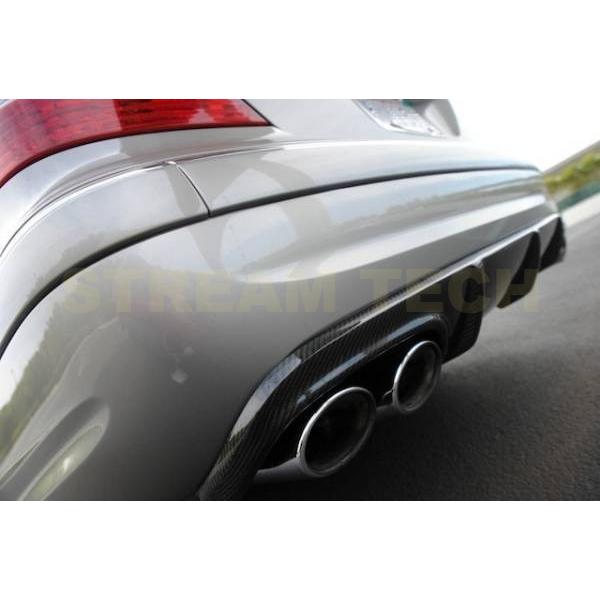 BENZ メルセデス ベンツ W211 E63 AMG用 DTMタイプ カーボン リアディフューザー リアアンダースポイラー リアリップ バンパーリップ 綾織 Eクラス セダン |  | 01