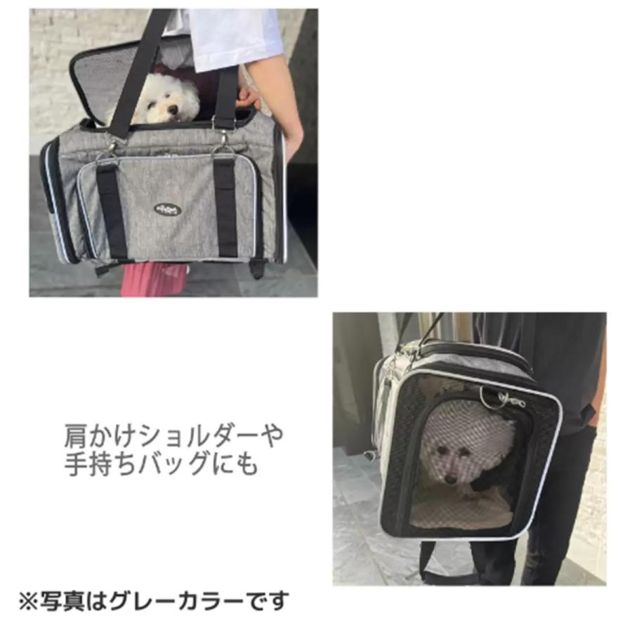 Petique ぺティーク 2LDK 2WAY ペットリュック ショルダーバッグ 犬 猫 おでかけ 旅行 通院 防災　 |  | 05